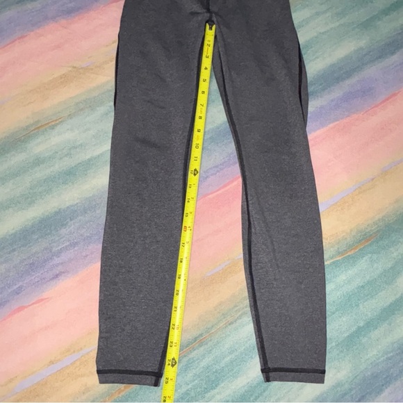 Lululemon Train Times 7/8 Pant *25" Heathered Black / Black size 6 leggings - Picture 10 of 10